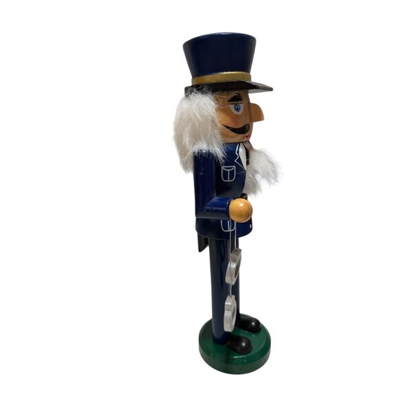 Wooden Police Nutcracker Figurine Handcuffs Christmas Holiday Decor - Picture 3 of 7